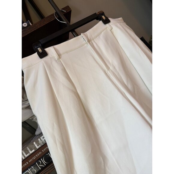 retrofete Alyson Low Waist Wide Leg Short White Womens Size XL - Picture 6 of 11